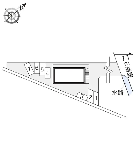 岡山市北区谷万成１丁目 月極駐車場